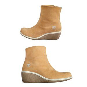 TIMBERLAND WEDGE ANKLE BOOTS 9M